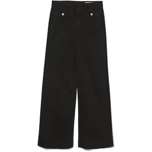 VERO MODA dam Vmkayla Hr Wide Pocket Jeans Mix, Svart denim, 26W x 32L VERO MODA dam Vmkayla Hr Wide Pocket Jeans Mix, Svart denim, 26W x 32L