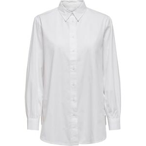 ONLY Onlnora New L/S Shirt Wvn Noos Damskjorta, Vit, L ONLY Onlnora New L/S Shirt Wvn Noos Damskjorta, Vit, L