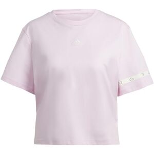 adidas Kvinnor Brand Love Graphic Tee, clear pink, L adidas Kvinnor Brand Love Graphic Tee, clear pink, L