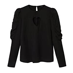 Desigual Långärmad T-shirt för kvinnor, svart, S Desigual Långärmad T-shirt för kvinnor, svart, S