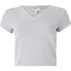 Calvin Jeans t-shirts för kvinnor, Grå (Bc06 Grå Heather), S Calvin Jeans t-shirts för kvinnor, Grå (Bc06 Grå Heather), S