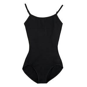Capezio damlinne trikåer med justerbara remmar, Svart, XS Capezio damlinne trikåer med justerbara remmar, Svart, XS