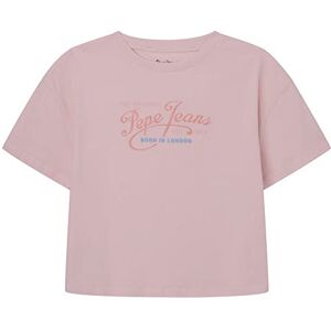 Pepe Jeans Flicka Pons T-shirt, Rosa (mjuk rosa), 4 år Pepe Jeans Flicka Pons T-shirt, Rosa (mjuk rosa), 4 år