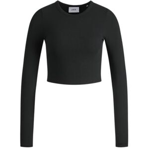 JJXX JACK & JONES Jxfeline Ls Rib Tee Noos dam T-tröja, svart, S JJXX JACK & JONES Jxfeline Ls Rib Tee Noos dam T-tröja, svart, S