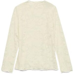 VERO MODA Vmlayla Ls Top JRS Noos, Snövit, M VERO MODA Vmlayla Ls Top JRS Noos, Snövit, M
