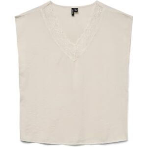 VERO MODA Vmsafa Sl V-hals spets topp WVN Ga Noos, Pimpsten, XS VERO MODA Vmsafa Sl V-hals spets topp WVN Ga Noos, Pimpsten, XS