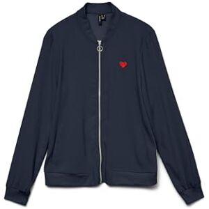 VERO MODA dam Vmcoco L/S Bomber AOP Ga WVN Noos, Navy Blazer, x_s, marinblå blazer, XS VERO MODA dam Vmcoco L/S Bomber AOP Ga WVN Noos, Navy Blazer, x_s, marinblå blazer, XS