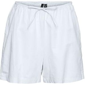VERO MODA dam Vmgili Hw WVN Ga shorts, Ljus vit, S VERO MODA dam Vmgili Hw WVN Ga shorts, Ljus vit, S