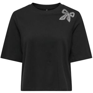 ONLY ONLANTONIA T-shirt för kvinnor, svart, S ONLY ONLANTONIA T-shirt för kvinnor, svart, S