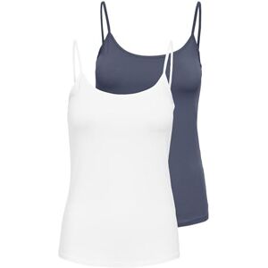 ONLY Onllove Singlet 2-pack JRS Noos, Vit, XXL ONLY Onllove Singlet 2-pack JRS Noos, Vit, XXL