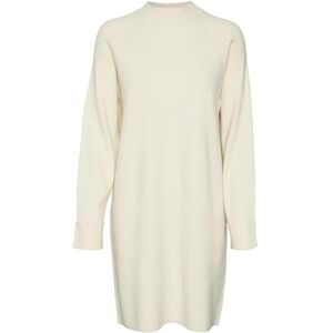 VERO MODA dam Vmgold Mix Ls Highneck Abk Dress Ga klänning, Björk, M VERO MODA dam Vmgold Mix Ls Highneck Abk Dress Ga klänning, Björk, M