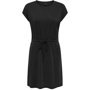 ONLY Onlhannah S/S Short Dress JRS, svart, L ONLY Onlhannah S/S Short Dress JRS, svart, L
