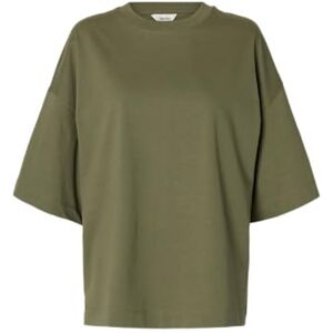 SELECTED WOMEN SELECTED Kvinnor Slfcolwoman 2/4 Oversized Tee Noos, Djupt ljus grön, XS SELECTED WOMEN SELECTED Kvinnor Slfcolwoman 2/4 Oversized Tee Noos, Djupt ljus grön, XS