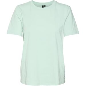 VERO MODA Vmpaulina Ss T-Shirt Ga JRS Noos, Fåglar ägggrön, XS VERO MODA Vmpaulina Ss T-Shirt Ga JRS Noos, Fåglar ägggrön, XS