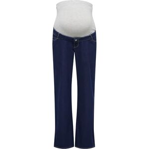 ONLY MATERNITY Olmsnow Hw Wide DNM jeans PIM, Mörkblå denim, L / 32L ONLY MATERNITY Olmsnow Hw Wide DNM jeans PIM, Mörkblå denim, L / 32L