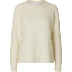 SELECTED FEMME Slflulu Ls Knit O-Neck Noos, Snövit, XS SELECTED FEMME Slflulu Ls Knit O-Neck Noos, Snövit, XS