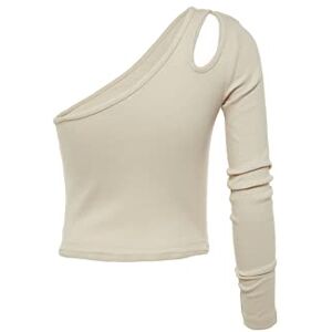 Trendyol Damsten enkel axel passform stickad blus, M Trendyol Damsten enkel axel passform stickad blus, M