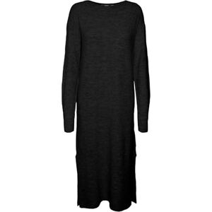 VERO MODA Bestseller A/S VMLEFILE LS Boatneck Calf Dress NOOS klänning, svart, XS, Schwarz, XS VERO MODA Bestseller A/S VMLEFILE LS Boatneck Calf Dress NOOS klänning, svart, XS, Schwarz, XS