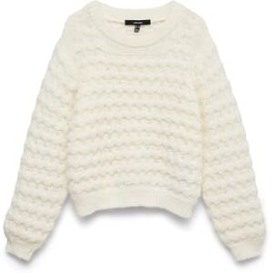 VERO MODA Vmlauryn Ls O-hals tröja Ga Boo, Björk, M VERO MODA Vmlauryn Ls O-hals tröja Ga Boo, Björk, M