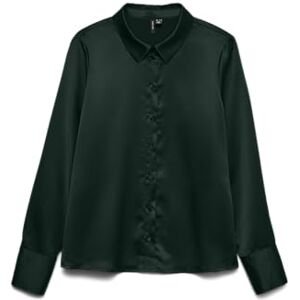 VERO MODA dam Vmmerle Ls Shirt WVN Ga Noos, Scarab, M VERO MODA dam Vmmerle Ls Shirt WVN Ga Noos, Scarab, M
