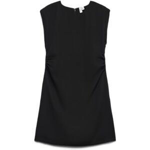 VERO MODA Vmhannah S/L Short Dress WVN Btq, svart, S VERO MODA Vmhannah S/L Short Dress WVN Btq, svart, S