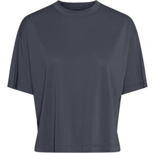 PIECES Pcanora Ss Boxy Top JRS Bc, Amber blå, XS PIECES Pcanora Ss Boxy Top JRS Bc, Amber blå, XS