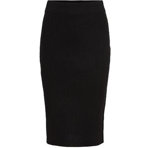 Vila Dam Viril Pencil Hw Knit Skirt-Noos Rock, svart, M Vila Dam Viril Pencil Hw Knit Skirt-Noos Rock, svart, M