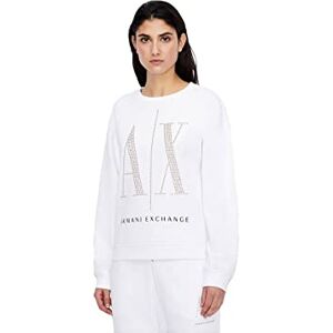 Giorgio Armani Dam Studded Icon sweatshirt, Vit, XS Giorgio Armani Dam Studded Icon sweatshirt, Vit, XS