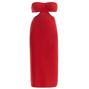 faina Midiklänning för kvinnor med cut-outs 19227026-FA01, röd, XS, Midiklänning med utskärning, XS faina Midiklänning för kvinnor med cut-outs 19227026-FA01, röd, XS, Midiklänning med utskärning, XS