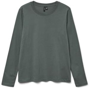VERO MODA Vmpaulina Ls T-Shirt Ga JRS Noos, Balsamgrön, XS VERO MODA Vmpaulina Ls T-Shirt Ga JRS Noos, Balsamgrön, XS