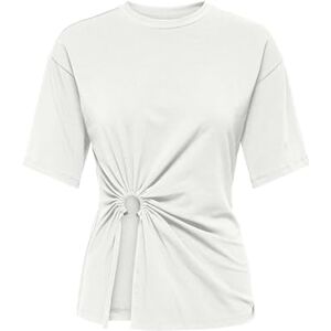 ONLY Onlcleo S/S O-Neck Top JRS, Ljus vit, M ONLY Onlcleo S/S O-Neck Top JRS, Ljus vit, M