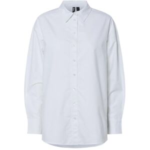 PIECES Pcpoppy Ls Oxford lös skjorta Noos, Ljus vit, S PIECES Pcpoppy Ls Oxford lös skjorta Noos, Ljus vit, S