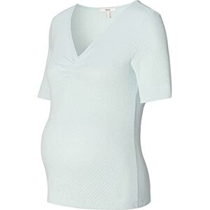 ESPRIT Maternity Pointelle T-shirt av ekologisk bomull, Pastel blå 435, S ESPRIT Maternity Pointelle T-shirt av ekologisk bomull, Pastel blå 435, S
