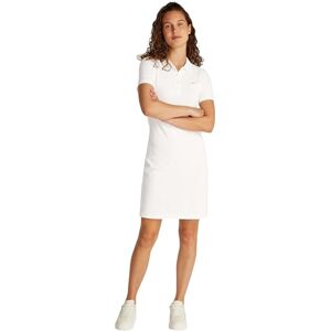 Tommy Hilfiger Dam 1985 SLIM PIQUE POLO KLÄNNING SS WW0WW43228, vit, XL, Vit (Ecru), XL Tommy Hilfiger Dam 1985 SLIM PIQUE POLO KLÄNNING SS WW0WW43228, vit, XL, Vit (Ecru), XL