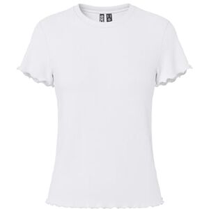 PIECES Damer Pcnicca Ss O-Neck Top Noos t-shirt, Ljus vit, L PIECES Damer Pcnicca Ss O-Neck Top Noos t-shirt, Ljus vit, L