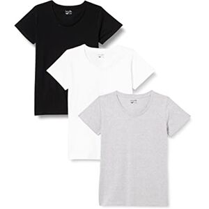 Berydale T-shirt med rund hals, Dam, Svart/vit/grå (3-pack), XXL Berydale T-shirt med rund hals, Dam, Svart/vit/grå (3-pack), XXL