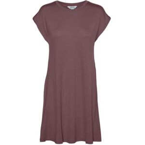 VERO MODA dam Vmava Sl Knee Dress JRS Noos Keid, Rosa Brun, S VERO MODA dam Vmava Sl Knee Dress JRS Noos Keid, Rosa Brun, S