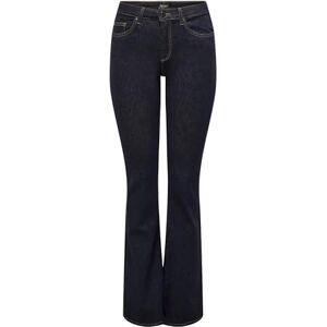 ONLY Onlblush Mid Flared Rea023 15327135 Jeans, Dark Blue Denim, S / 34L ONLY Onlblush Mid Flared Rea023 15327135 Jeans, Dark Blue Denim, S / 34L