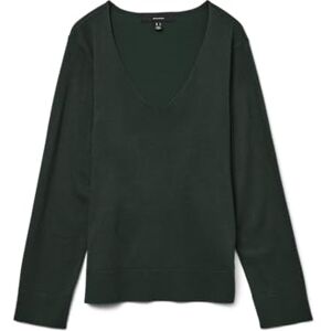 VERO MODA Vmsilje Ls V-hals tröja Ga Noos, Pine Grove, M VERO MODA Vmsilje Ls V-hals tröja Ga Noos, Pine Grove, M