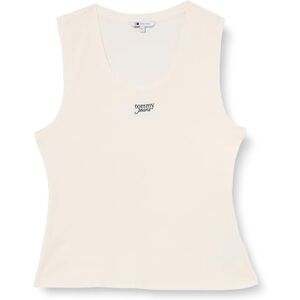 Tommy Jeans dam TJW SLIM SCRIPT RIB TANK topp andra t-shirts, vit, XXS, Vit (uråldrigt vit), XXS Tommy Jeans dam TJW SLIM SCRIPT RIB TANK topp andra t-shirts, vit, XXS, Vit (uråldrigt vit), XXS