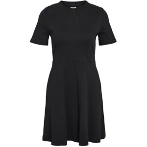 NOISY MAY Nmelinor S/S Skater Dress JRS Noos, svart, L NOISY MAY Nmelinor S/S Skater Dress JRS Noos, svart, L