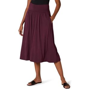 Amazon Essentials dam tröja dra på midi-längd kjol, vinröd, Large Amazon Essentials dam tröja dra på midi-längd kjol, vinröd, Large