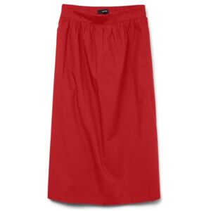 VERO MODA dam Vmcharlotte Hw Ankle Skirt WVN Ga, Eldigt röd, S VERO MODA dam Vmcharlotte Hw Ankle Skirt WVN Ga, Eldigt röd, S