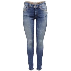 ONLY ONLSTACY MW Skinny L ANK JNS REA, Mellanblå denim, 27W / 32L ONLY ONLSTACY MW Skinny L ANK JNS REA, Mellanblå denim, 27W / 32L