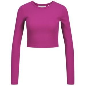 JJXX JACK & JONES dam Jxfeline STR Ls Rib Tee JRS Noos Top, Fuchsia röd, M JJXX JACK & JONES dam Jxfeline STR Ls Rib Tee JRS Noos Top, Fuchsia röd, M