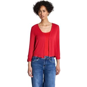 Street One öppen jacka för kvinnor, röd, 44 Street One öppen jacka för kvinnor, röd, 44