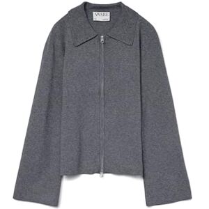VERO MODA kvinnlig kofta VMHANNA kofta, Mörkgrå melange, XL VERO MODA kvinnlig kofta VMHANNA kofta, Mörkgrå melange, XL