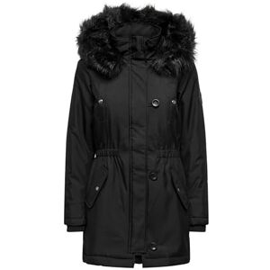 ONLY Bestseller A/S Dam ONLIRIS vinterparkas CC 2023 OTW kappa, svart/detalj: svart för XS, Black/Detail:BLACK FUR, XS ONLY Bestseller A/S Dam ONLIRIS vinterparkas CC 2023 OTW kappa, svart/detalj: svart för XS, Black/Detail:BLACK FUR, XS