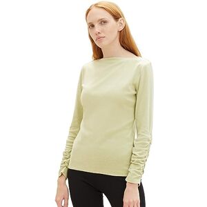 TOM TAILOR Denim Långärmad t-shirt för kvinnor, 32542 – Dusty Päron Green Melange, XXL TOM TAILOR Denim Långärmad t-shirt för kvinnor, 32542 – Dusty Päron Green Melange, XXL