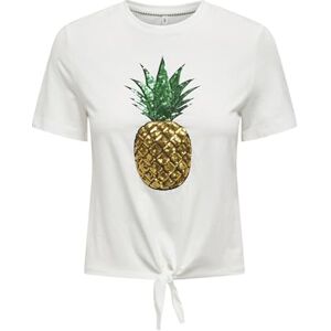 ONLY Endast Onlkita S/S Fruktknut toppbox JRS, Vit, XL ONLY Endast Onlkita S/S Fruktknut toppbox JRS, Vit, XL
